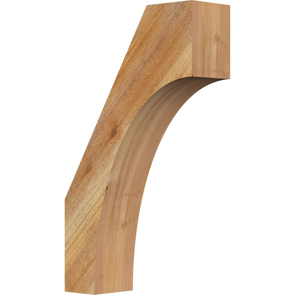 Ekena Millwork 4"W x 12"D x 20"H Westlake Rough Sawn Knee Brace, Western Red Cedar BRC04X12X20WTL00RWR - main
